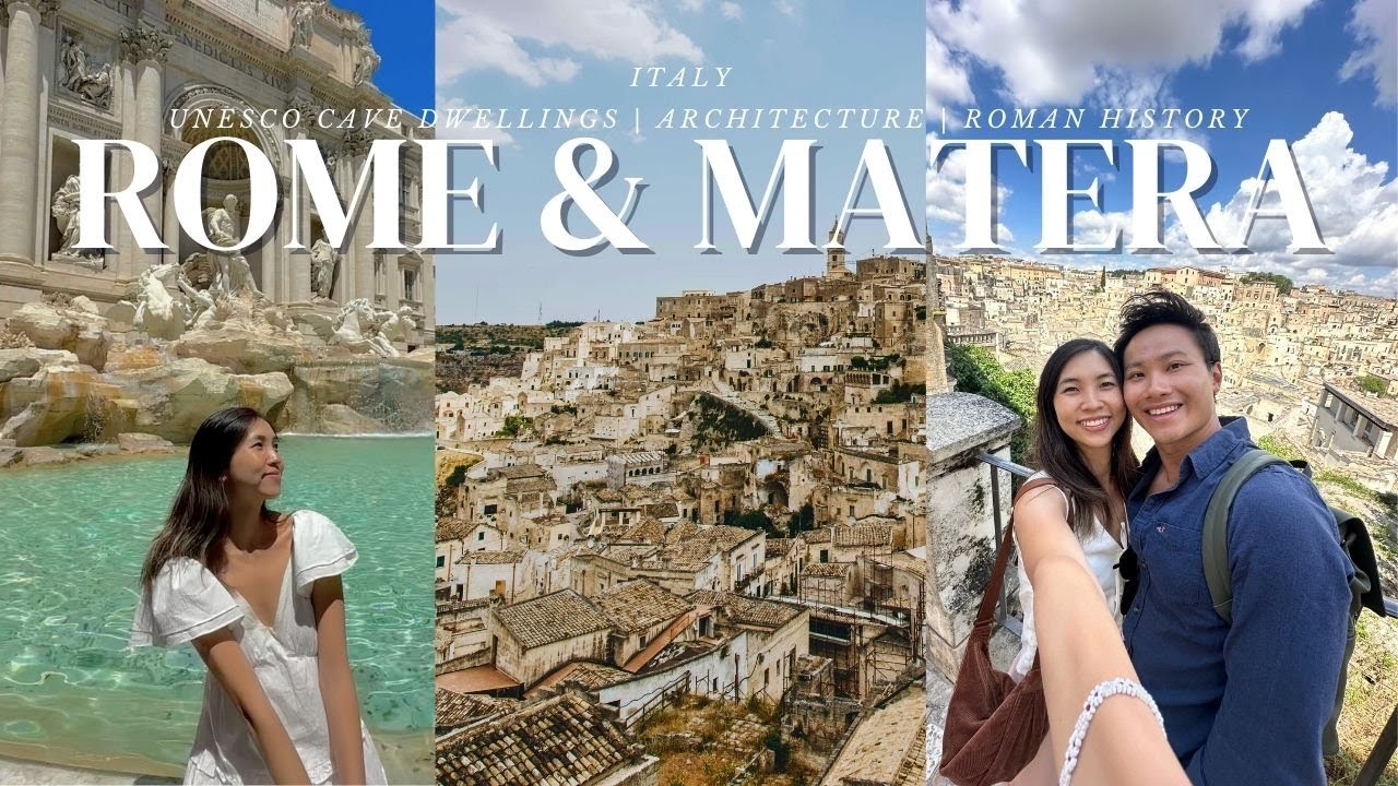 🇮🇹 Matera & Rome 2024 Vlog | Falling in Love with Italy's Architecture, History & Culture! 🏛️✨