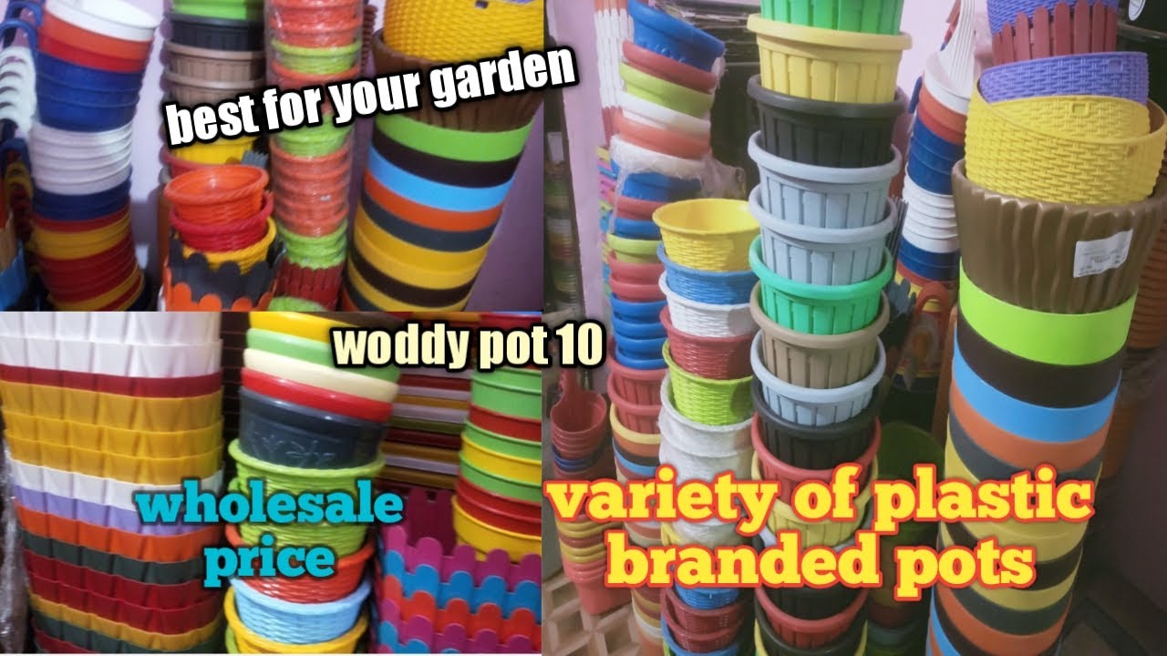 plastic flower pots wholesale price | big plant pots | how many types of flower pots are there 🌷