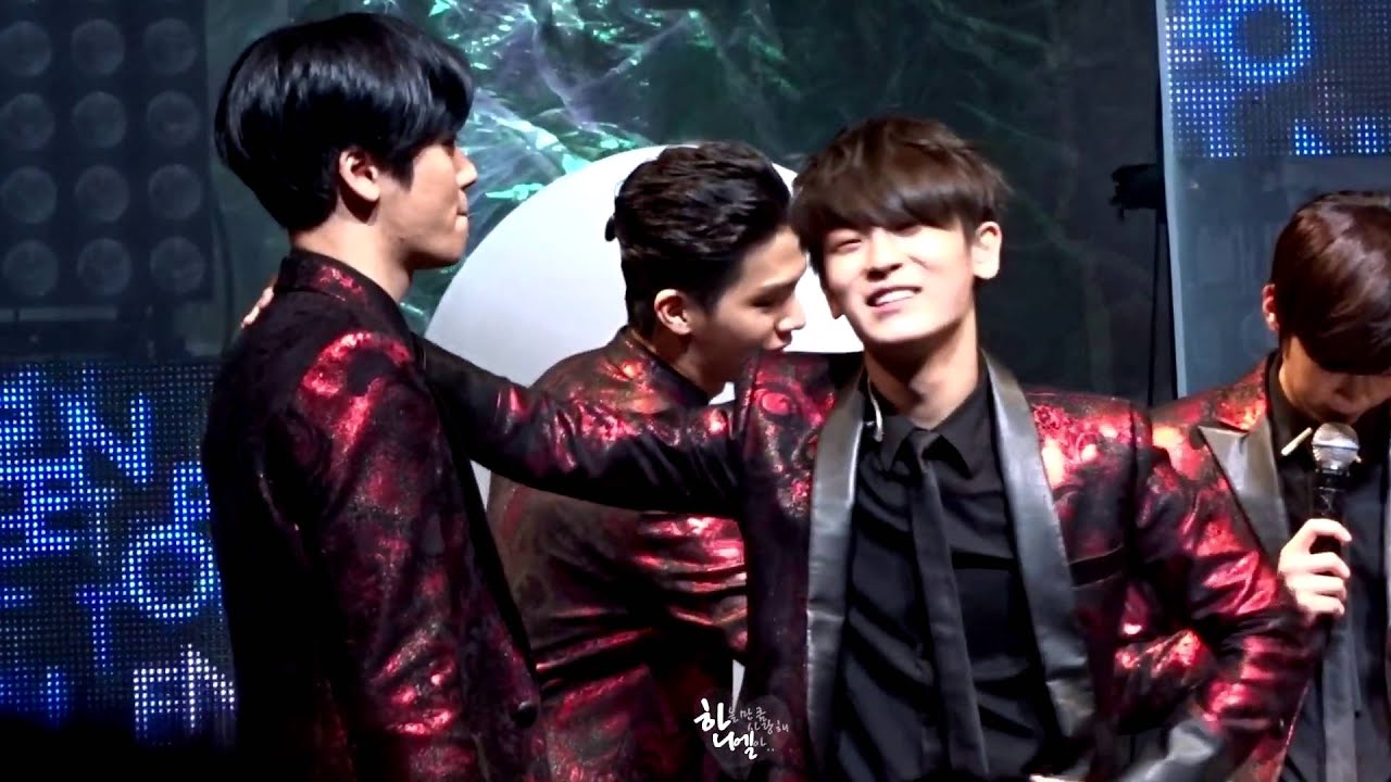 141208 My Dear Angels in Osaka Teen top pepero game