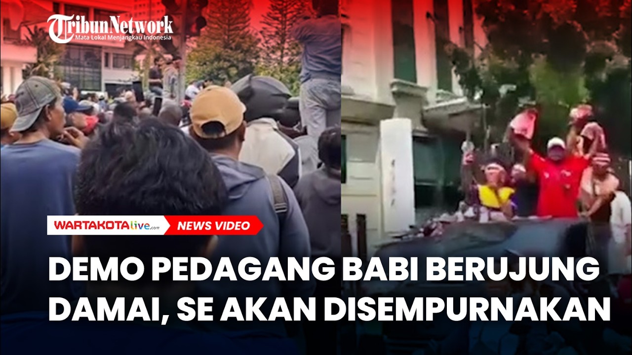 Hasil Demo Pedagang Babi Berujung Damai, SE akan Disempurnakan: Kita Janji Jaga Kebersihan