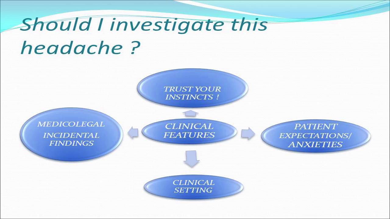 Diagnosis & management of headache in primary care - Dr Michael McKenzie
