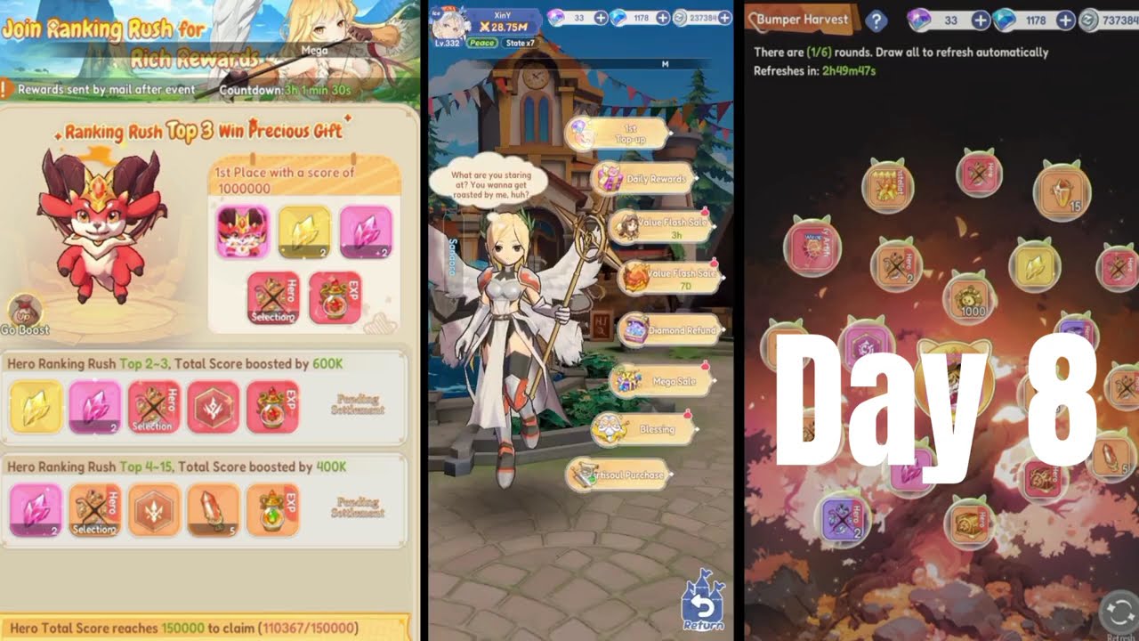 Ragnarok Twilight Day 8 | Level 332 | Bumper Harvest Event