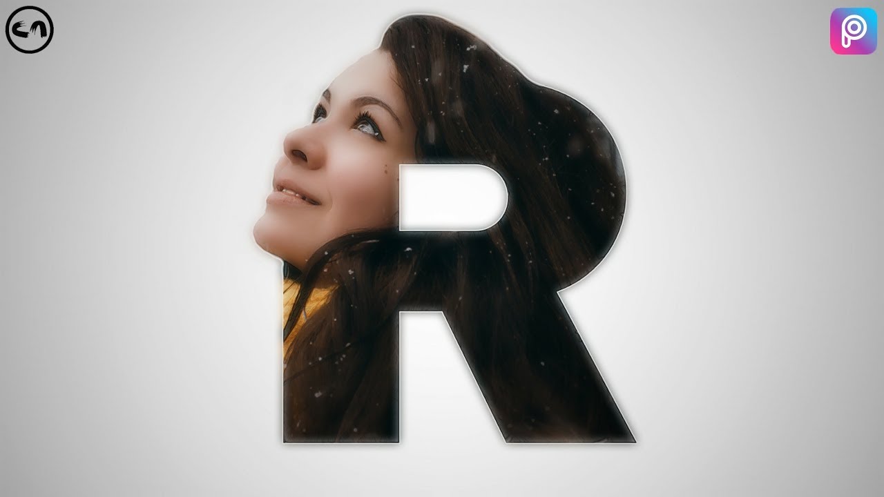 Letter Portrait in Picsart