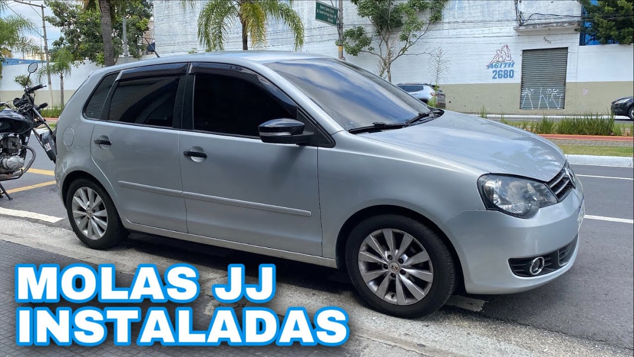 MOLAS ESPORTIVAS JJ INSTALADAS NO POLO 1.6 2014 - MOLA BEM CONFORTAVÉL - DAVID BARRESE