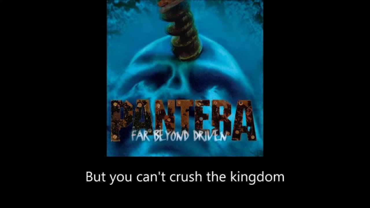 Pantera - 5 Minutes Alone (Lyrics)