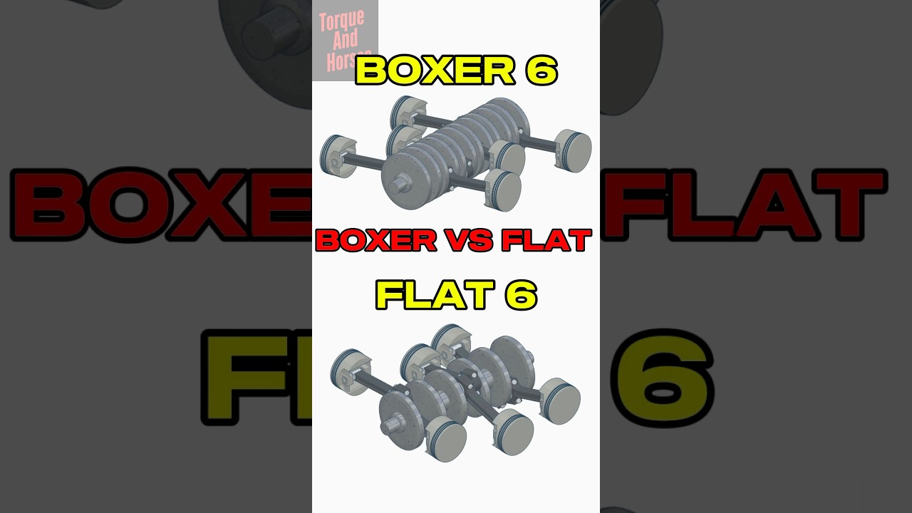 Boxer Vs Flat Engines 🔥.