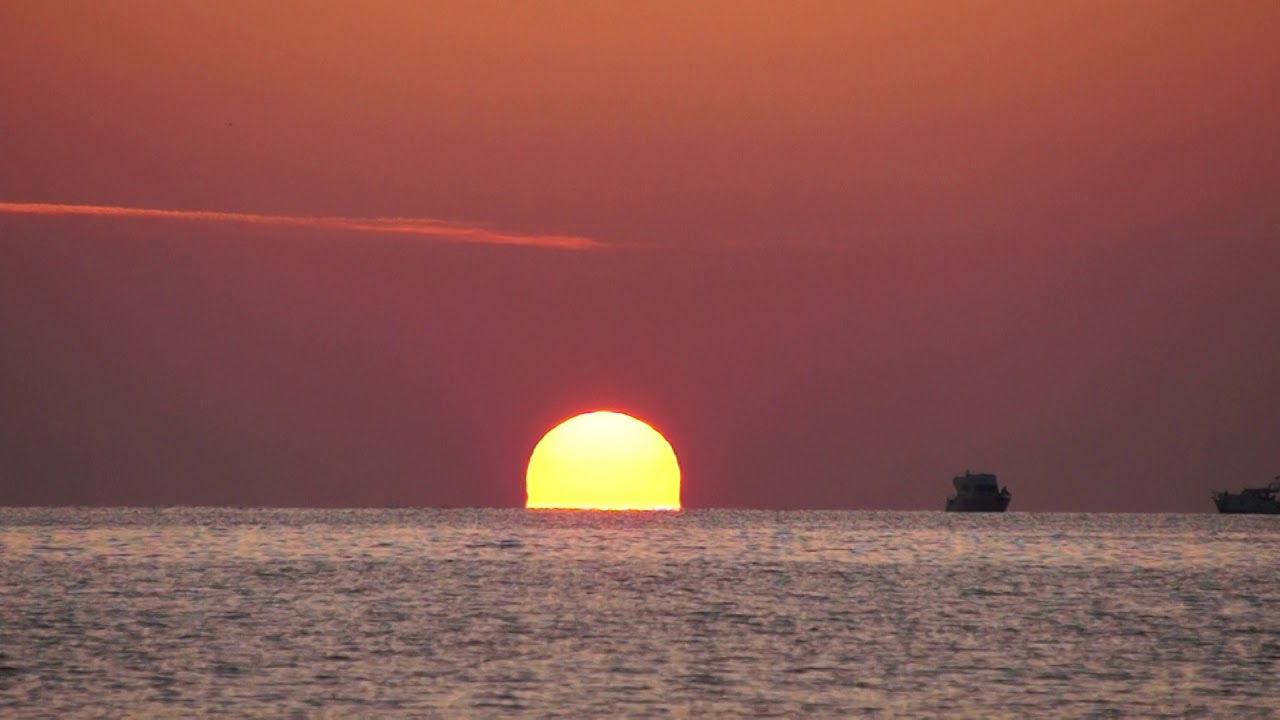 Alanya'da günbatımı.