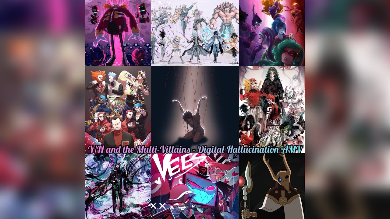 Y/N and the Multi-Villains - Digital Hallucination AMV [The Amazing Digital Circus original song]