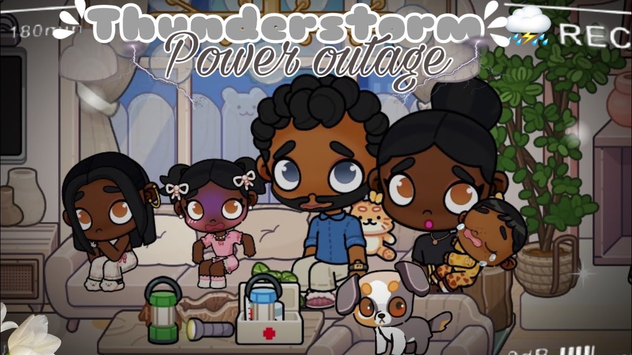 ⛈️Thunderstorm emergency⛈️||We had a power outage🔌||°●Avatar world Rp🌎||♡☆