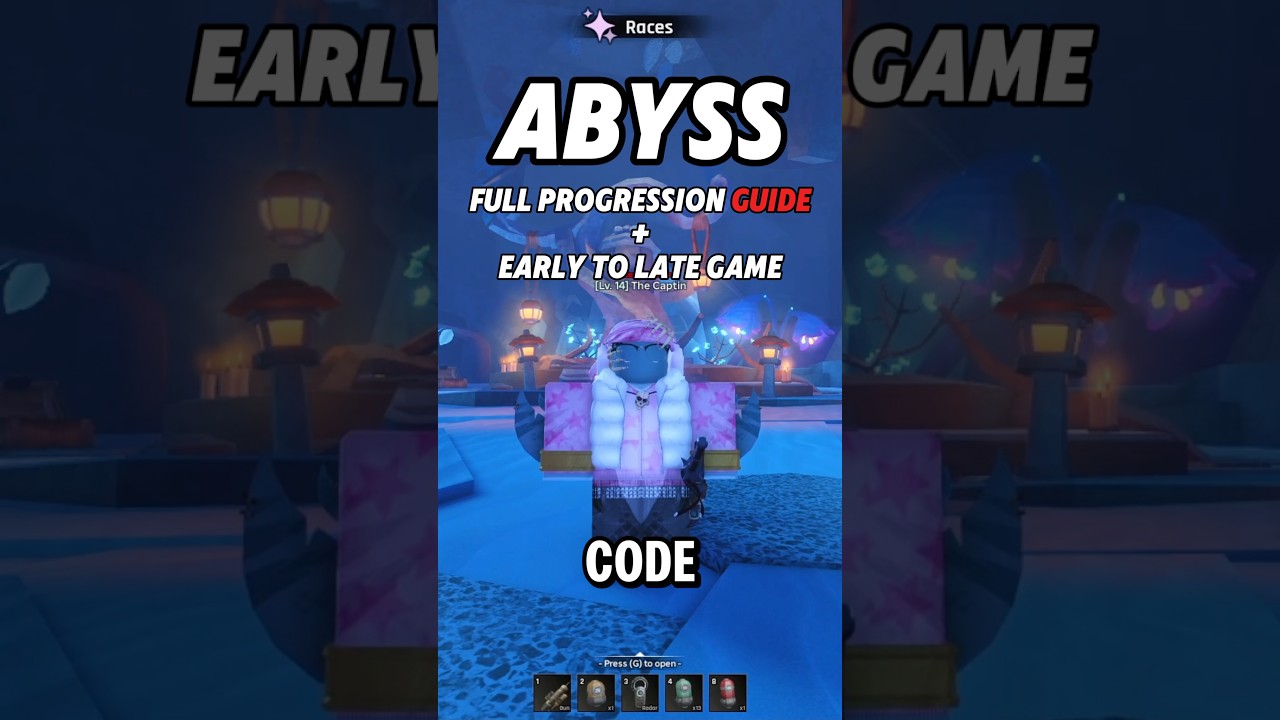 Full Progression Guide + Early To Late Game | Abyss #abyss #roblox #captinttb