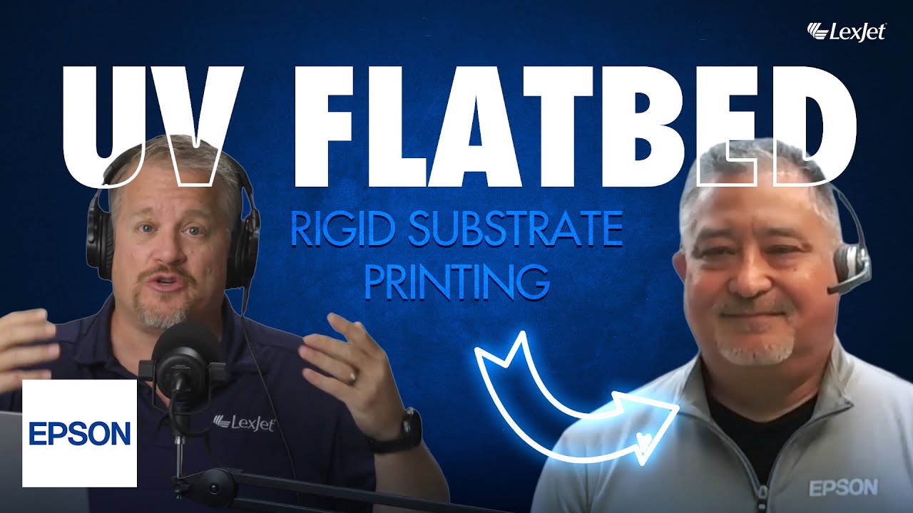 Print on Glass, Metal, Wood & MORE! - Epson V7000 UV Flatbed Printer