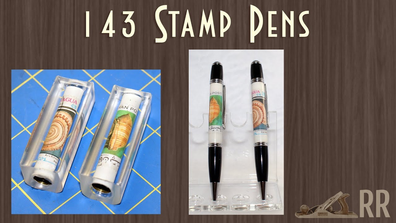 Stamp Pen Blanks and Woodturning - 143