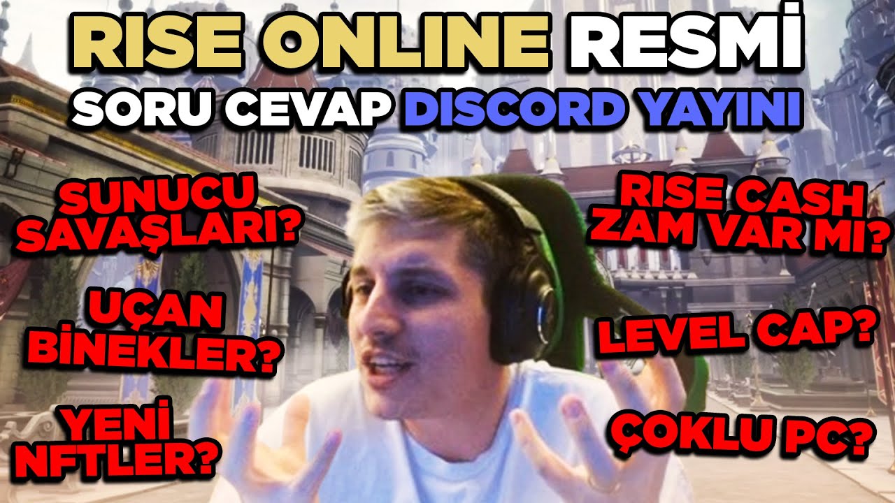 YENİ SUNUCULARLA İLGİLİ İLK BİLGİLER GELDİ! RISE ONLINE RESMİ SORU CEVAP YAYINI! LEVO RISE ONLINE