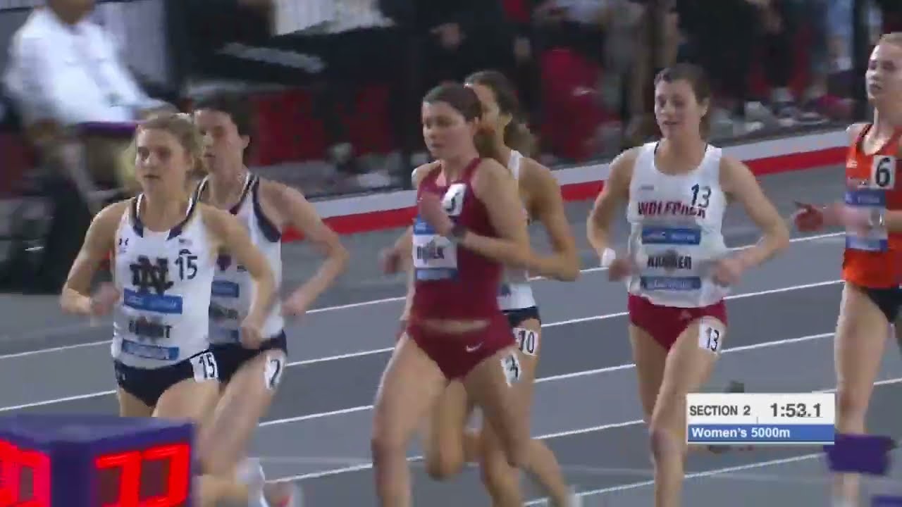DOMINATION in the WOMENS 5000m - 2025 ACC INDOOR CHAMPS