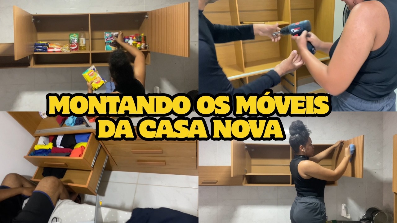 DIÁRIO DA MUDANÇA #4 | Montando os móveis, instalação da internet e organizando a casa nova 🛠️🧰🛜📦
