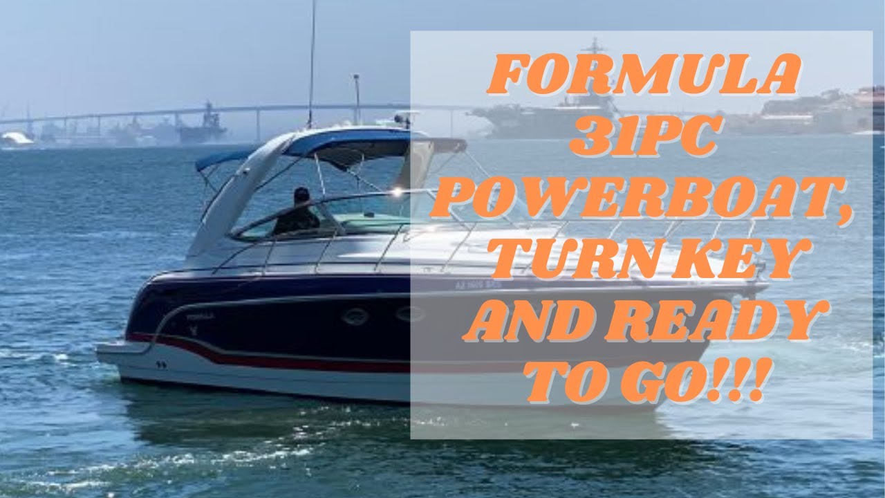 Beautiful 2012 Formula 31PC Powerboat-Turn Key and Ready to Go!!!