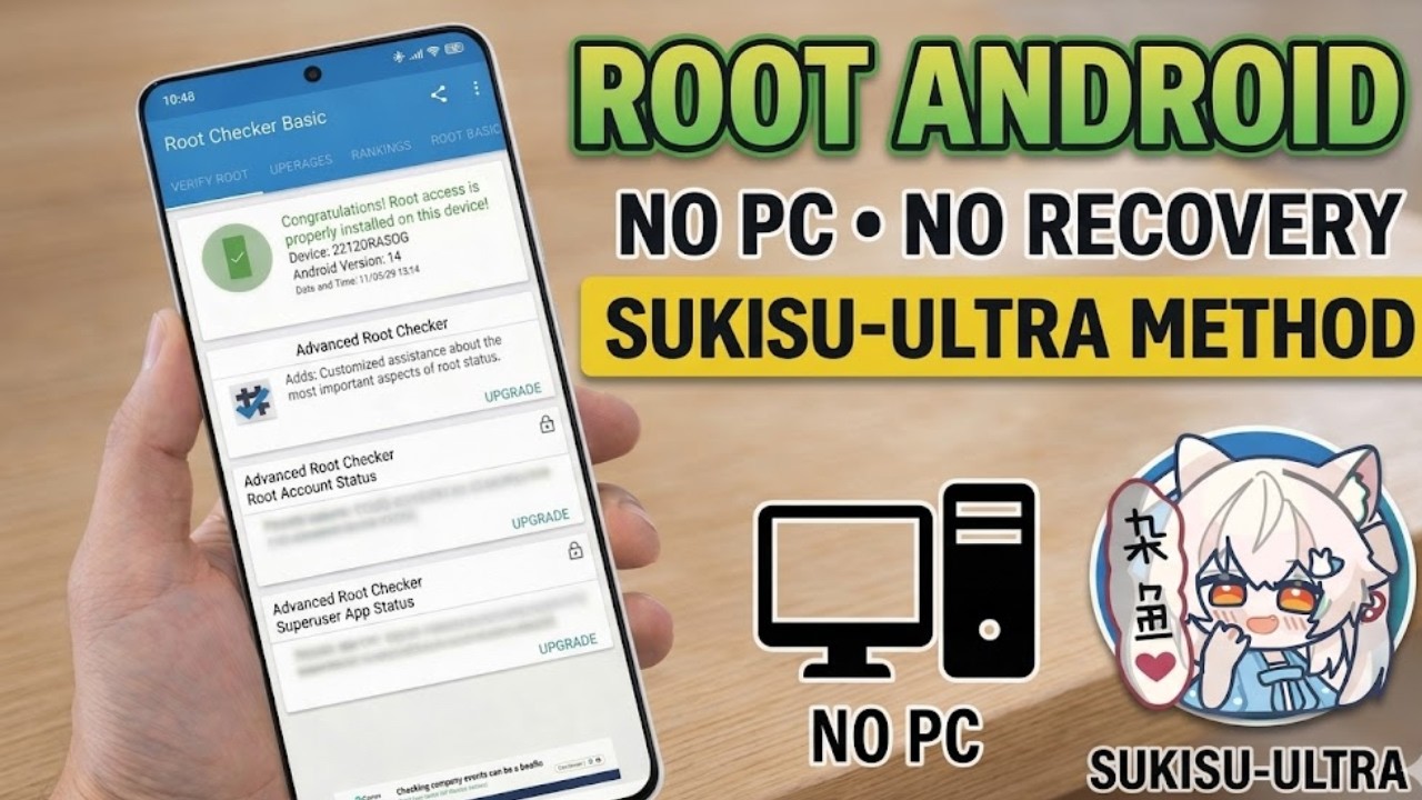 ROOT ANY ANDROID 2026! 😱 No PC, No Recovery! (SUKISU-ULTRA Method)