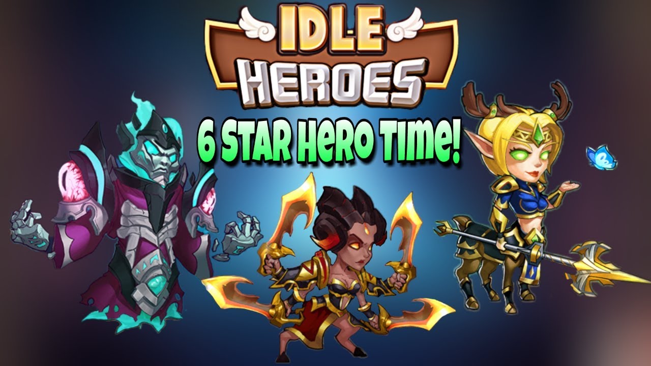 Idle Heroes - 6 Star Spree - Malassa, Aidan and Queen 6 Star Gameplay