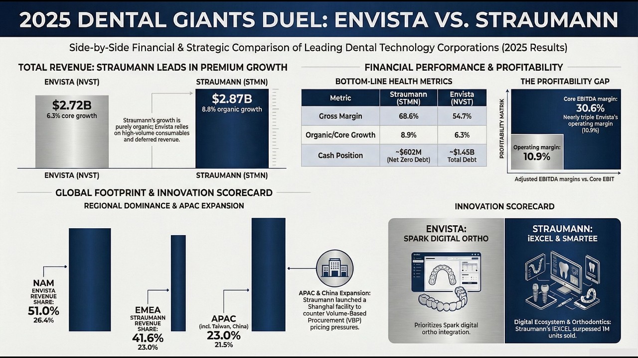 Dental Duopoly War 2026: Why Envista is Struggling vs. Straumann’s AI Fortress | HDIN Research