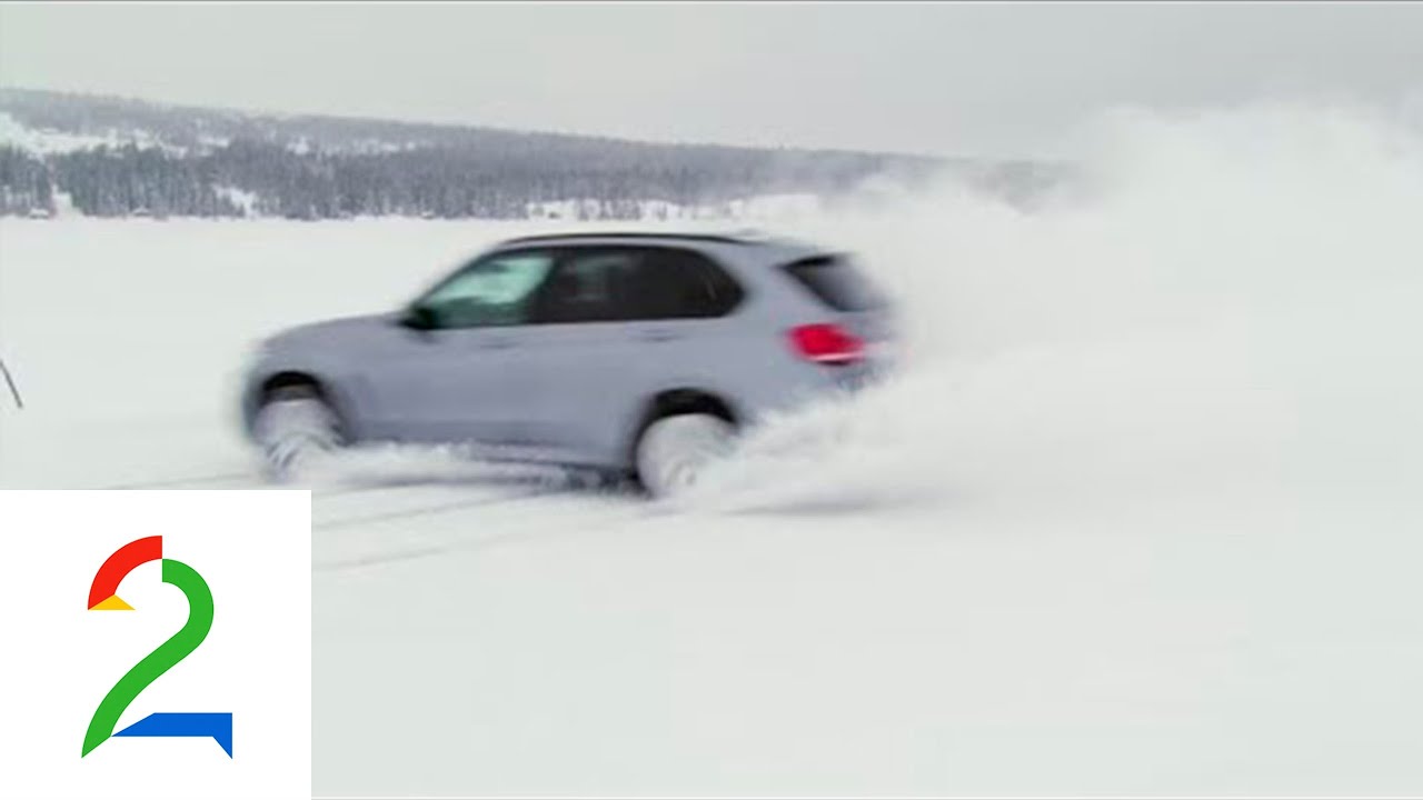 BMW X5 M50 on frozen lake in Norway - Broom.no