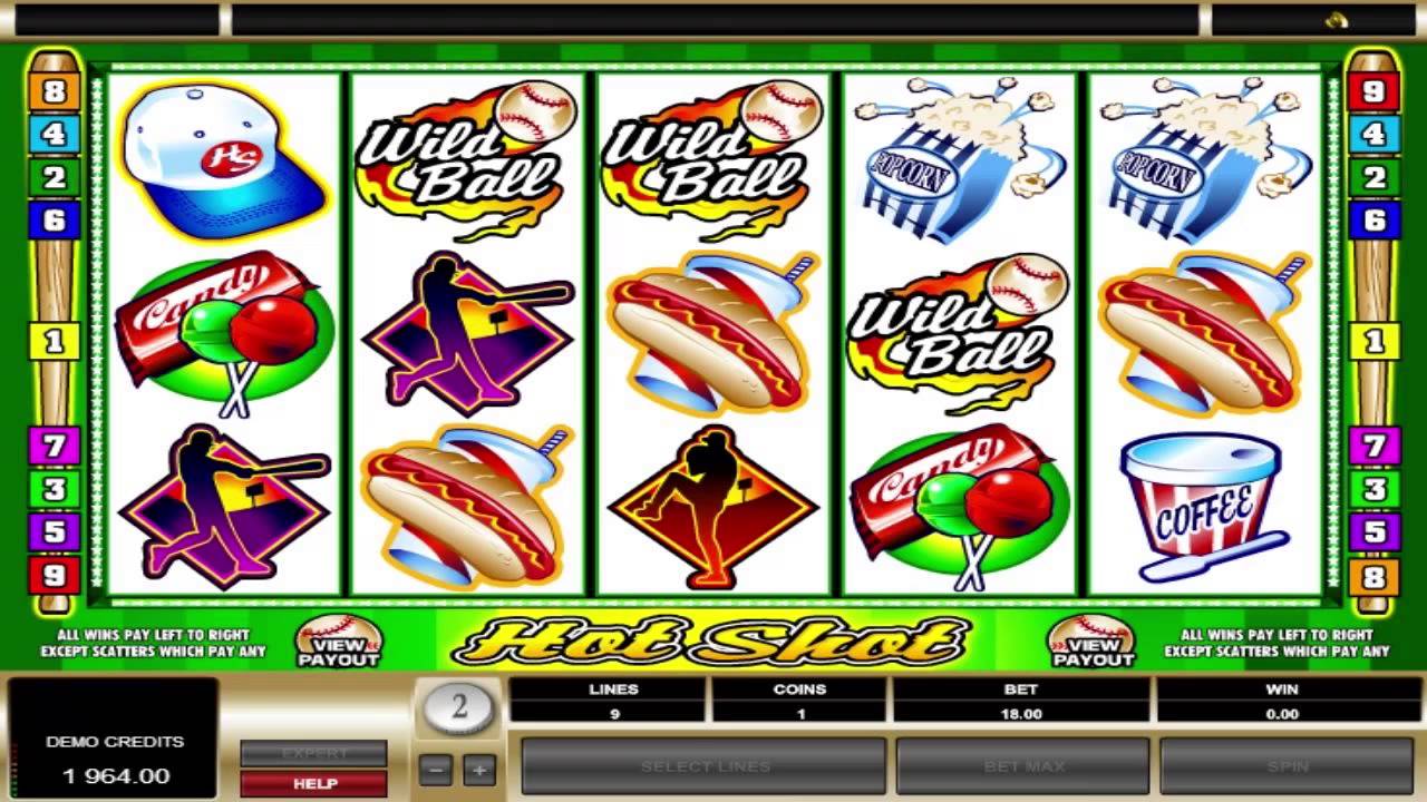Free Hot Shot slot machine by Microgaming gameplay ★ SlotsUp