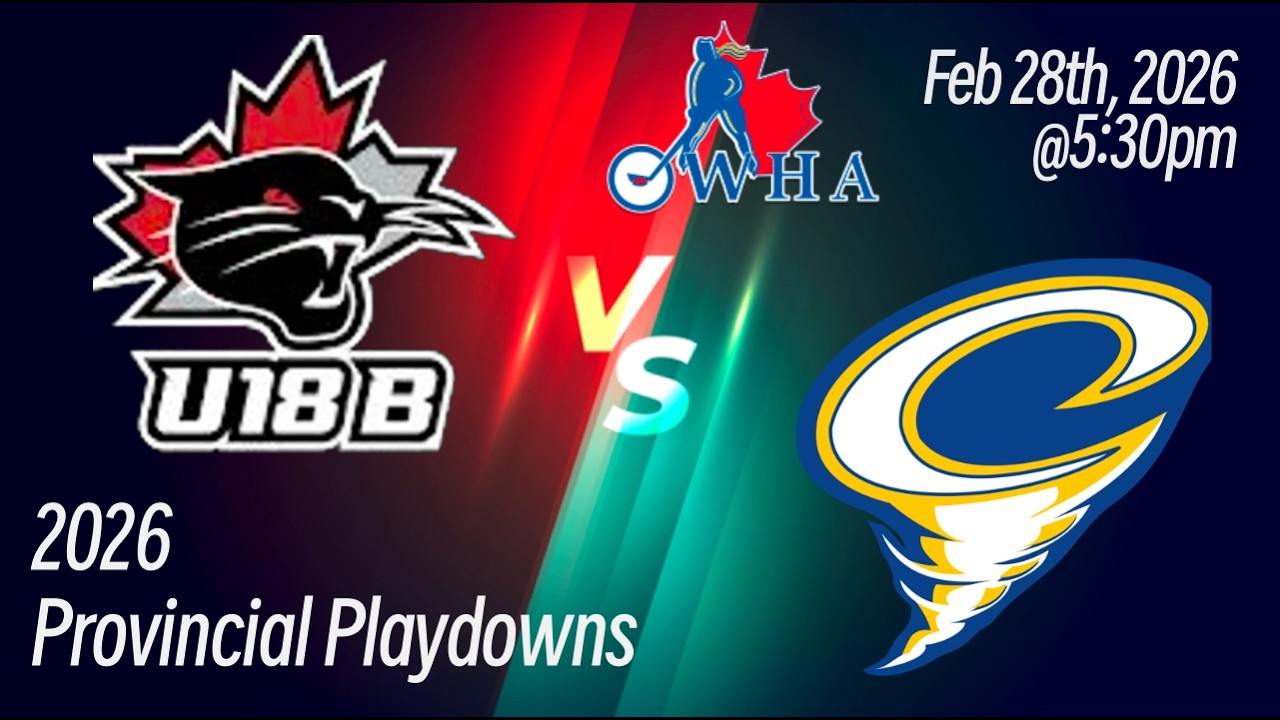 U18B Nepean Wildcats vs Carleton Place Cyclones- Provincial Playdowns 2026