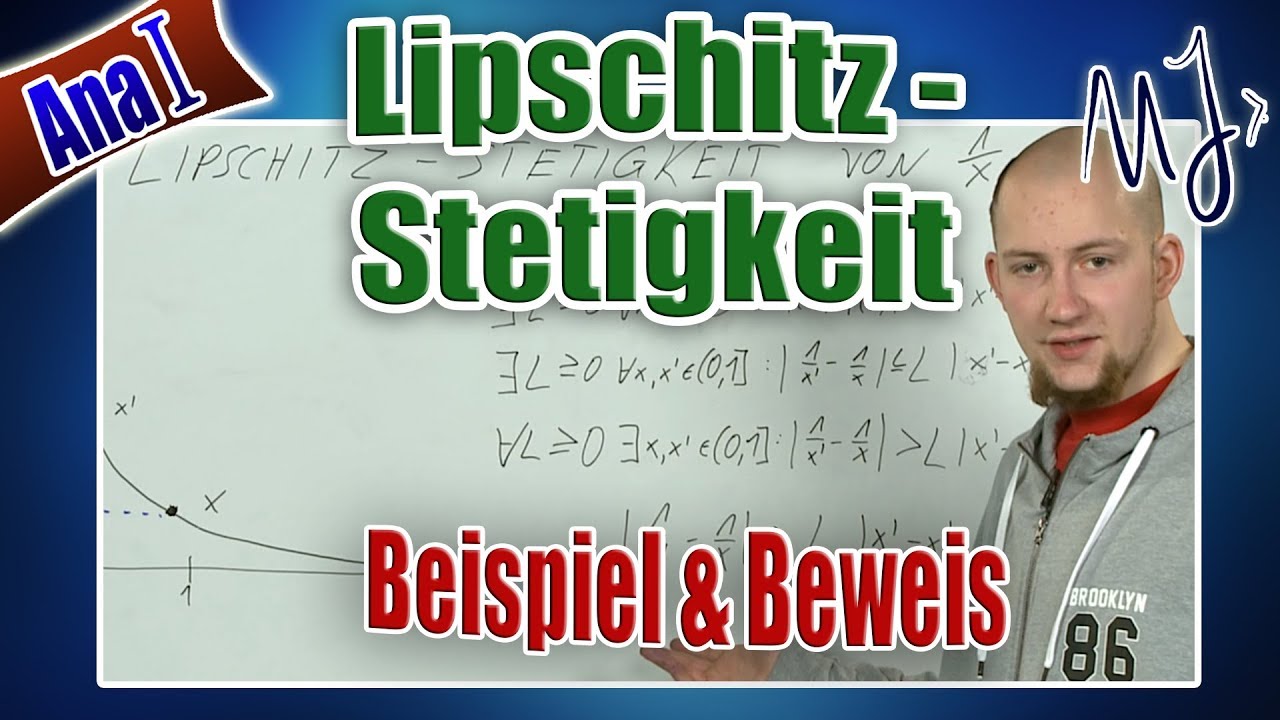 Lipschitz Stetigkeit - Beweis: "1/x ist nicht lipschitz stetig" - Beispiel