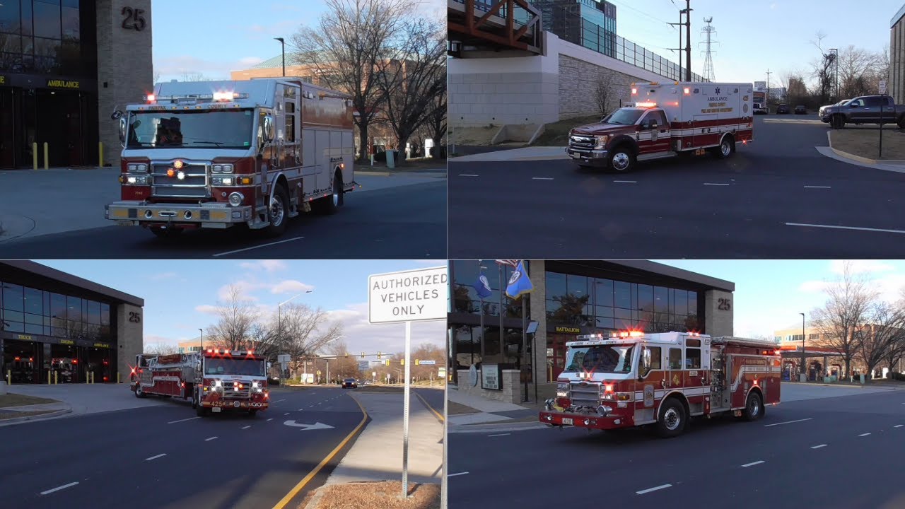 TT, E, M425 & R401 Responding I Fairfax County Fire and Rescue Department