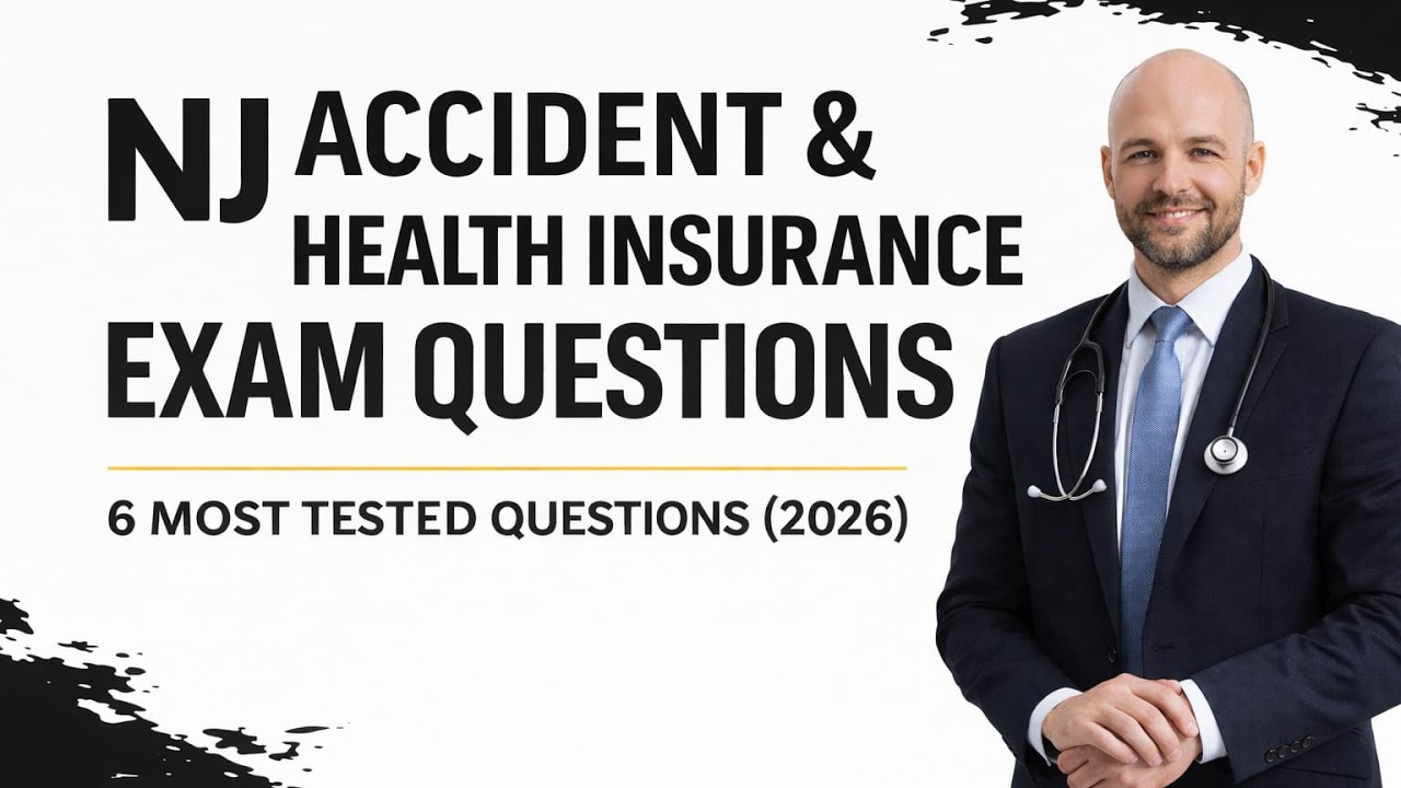 NJ Accident & Health Insurance Exam Questions Explained (2026) #healthinsurance #newjersey