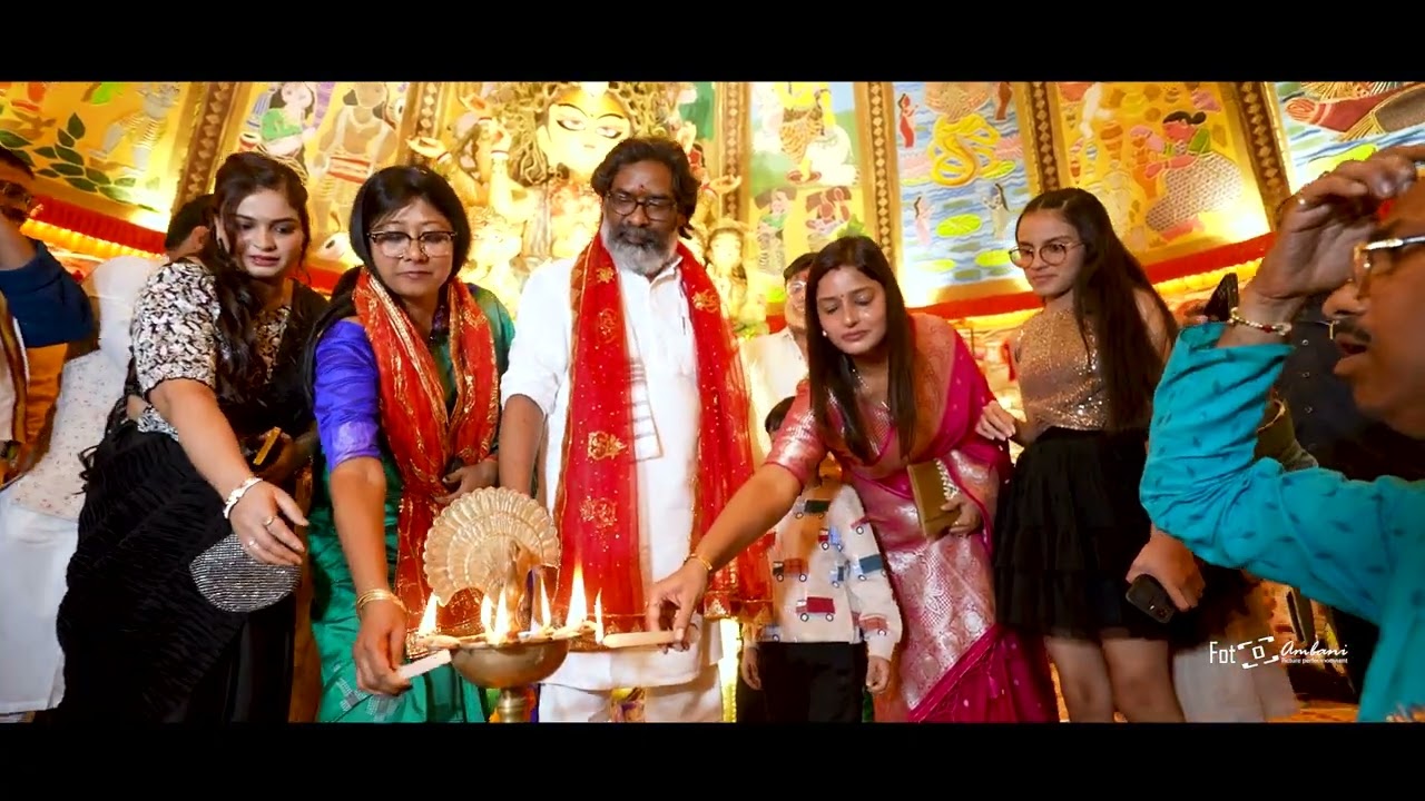 RR SPORTING CLUB DURGA PUJA RANCHI 2024 FOTO AMBANI II RATU ROAD WALI MAIYA