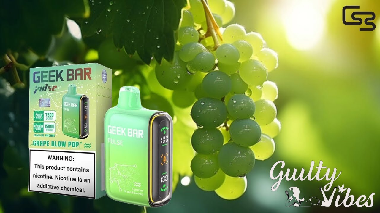 Geek Bar PULSE (Grape Blow Pop)