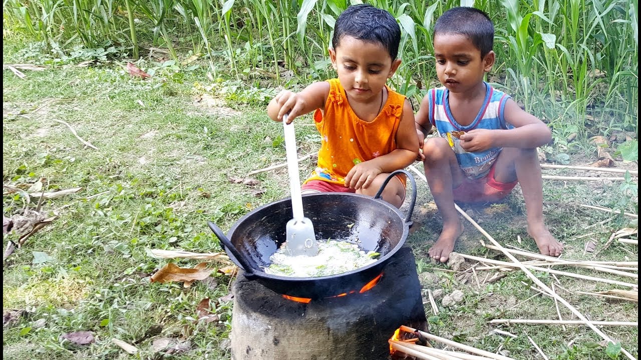 Cute Cooking Show - Buffalo Tongue Curry Cooking By 3 Years Old Angel Baby Chef - Sneyha's Show