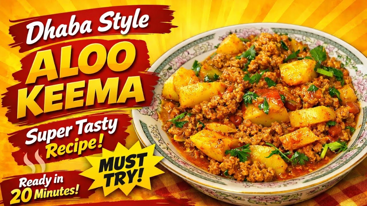 Ramadan Special Quick And Easy Aloo keema Recipe 