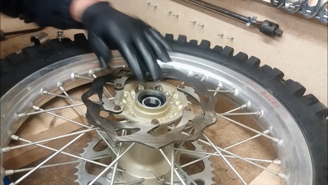 How to change KTM wheel bearings