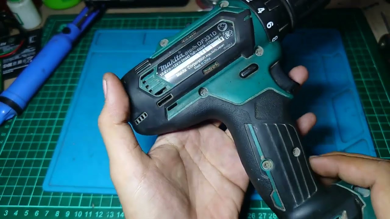 Makita cordless DF331D teardown - Bongkar makita DF331D