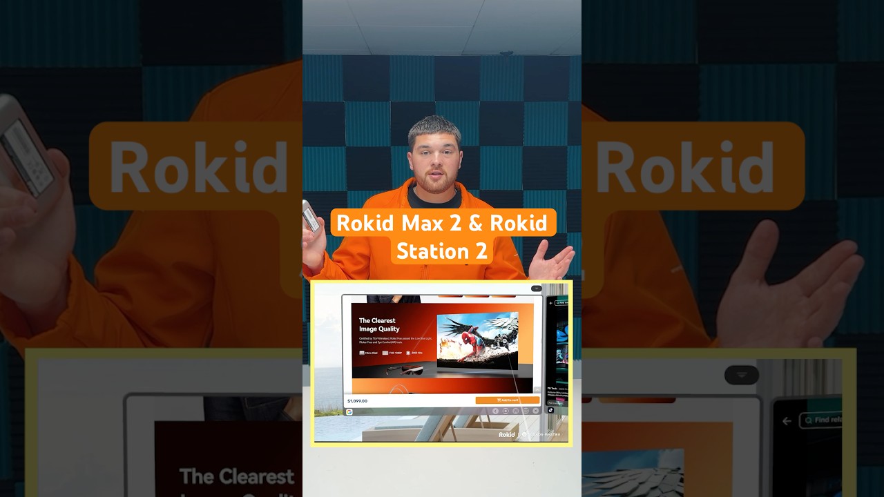 Мой первый опыт использования очков дополненной реальности #rokidglasses #rokidstation #arglasses...