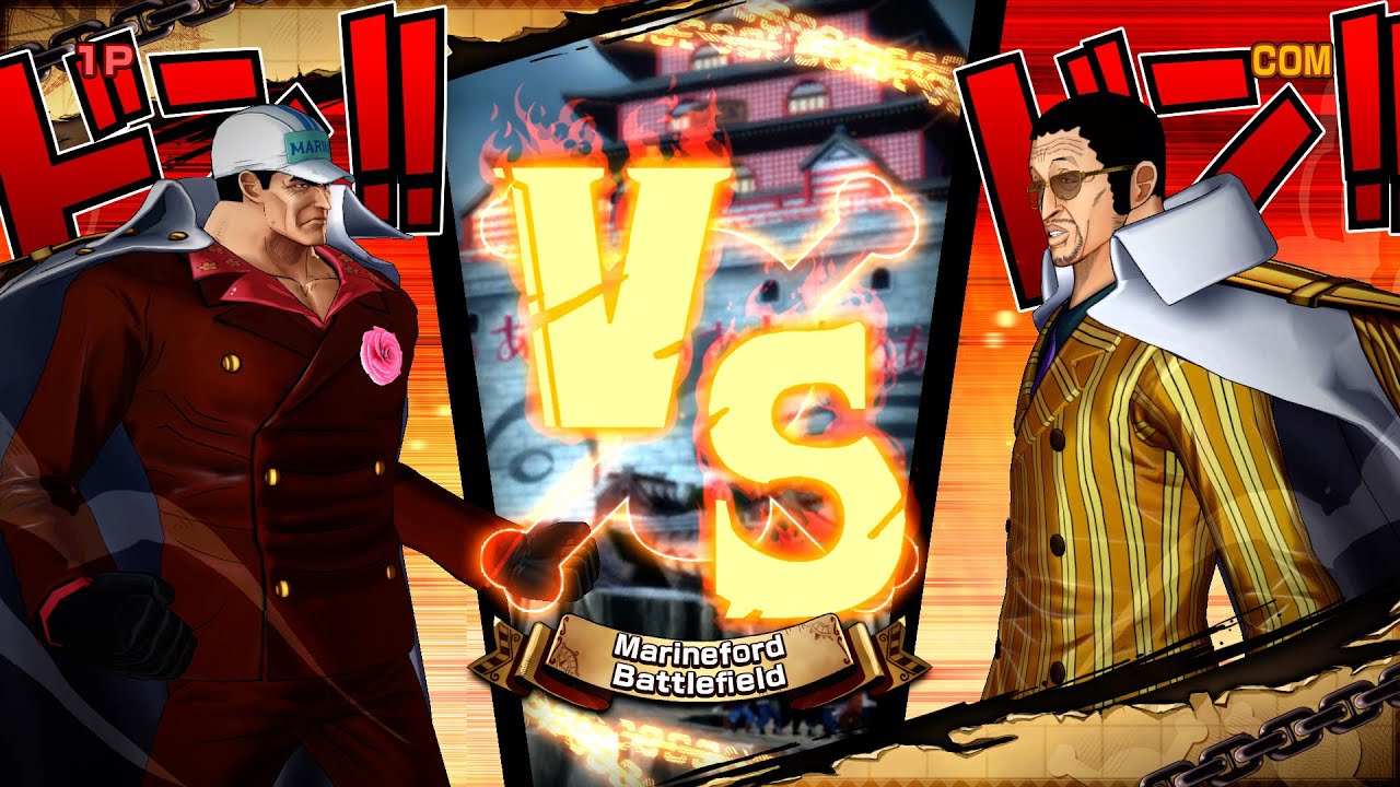 Akainu vs Kizaru - One Piece: Burning Blood