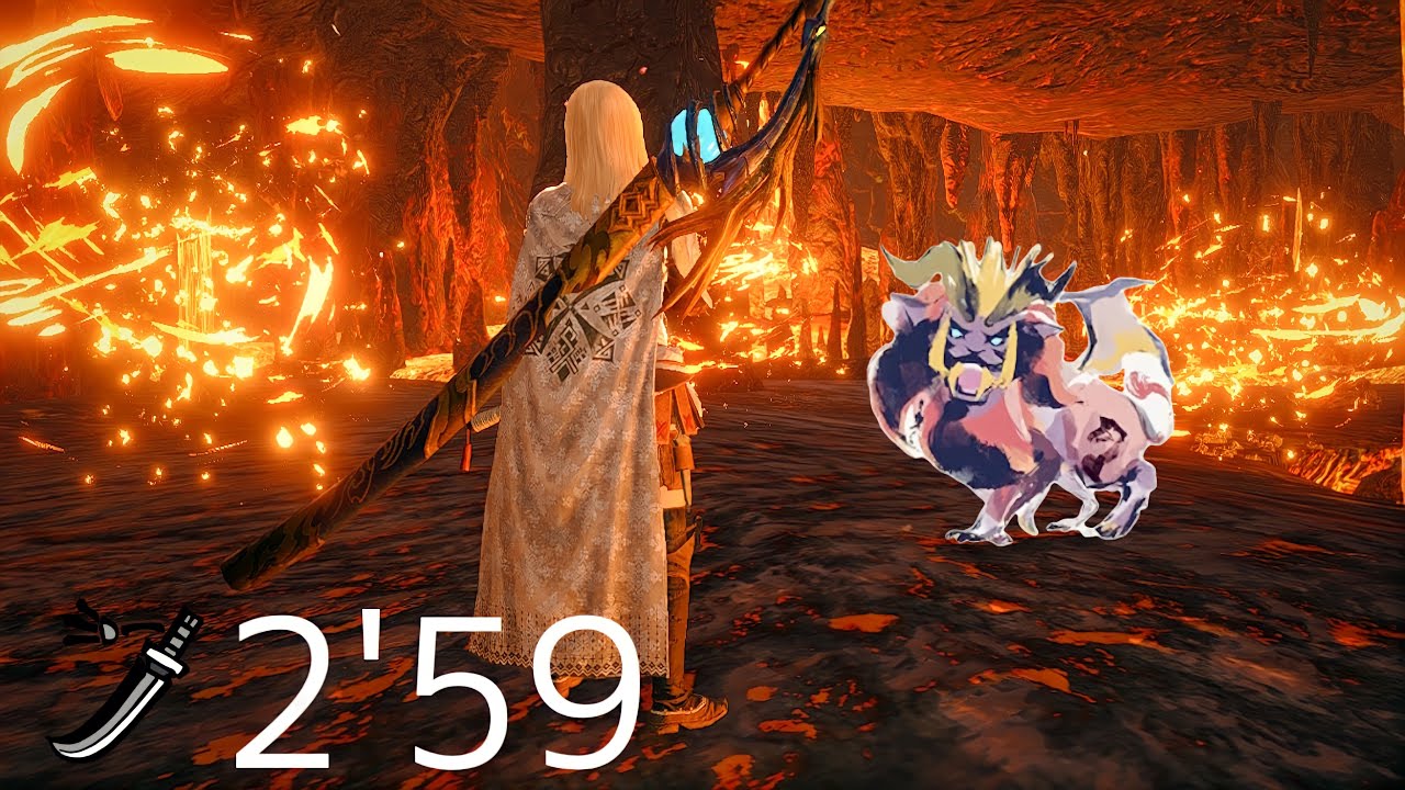 【MHRise switch】テオテスカトル vs USJ太刀 2'59 Teostra Long Sword