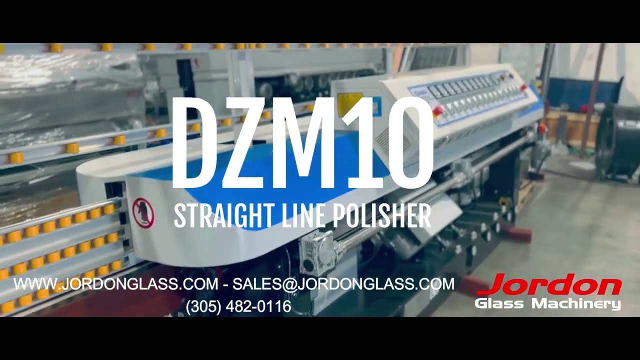 Straight line glass polisher DZM10