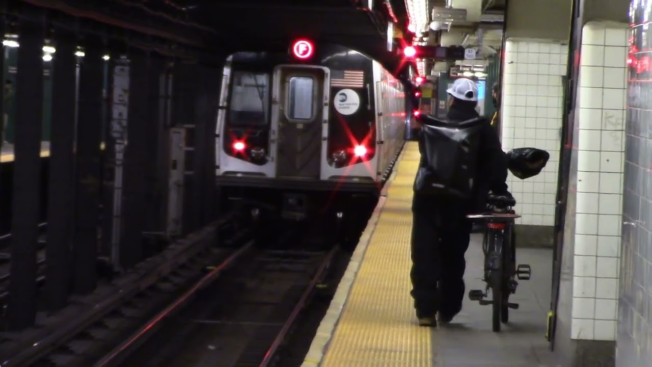 IND Culver Line: Lcl (F)(G) Exp (F) at Church Av [R46/R160A/R160B/R179/R211T] - NYC Subway