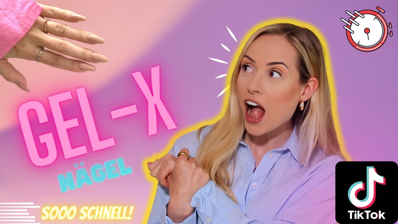 GEL-X NÄGEL 💅 SCHNELL und EINFACH | Nails »Lalalunia«