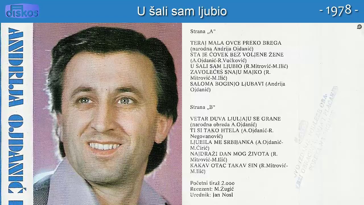 Andrija Ojdanic Era - Teraj mala ovce preko brega - (Audio 1978) - CEO ALBUM