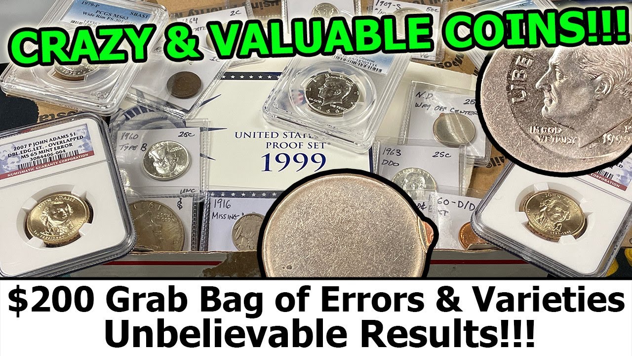 INSANELY VALUABLE $200 ERROR COIN GRAB BAG I BOUGHT ON INSTAGRAM - WestCoastVarieties Grab Bag