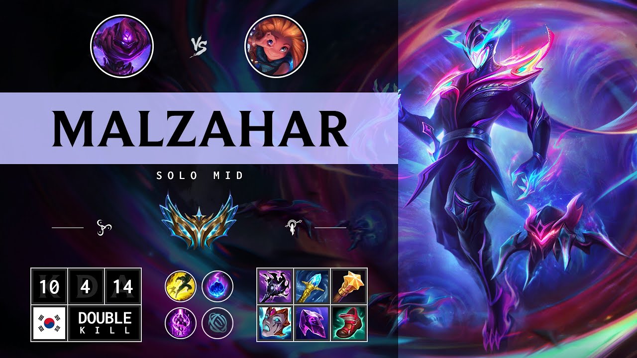 Malzahar Mid vs Zoe - KR Challenger Patch 14.13