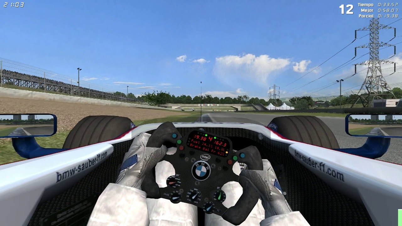 Live For Speed - BMW Sauber F1.06 at Blackwood GP Track