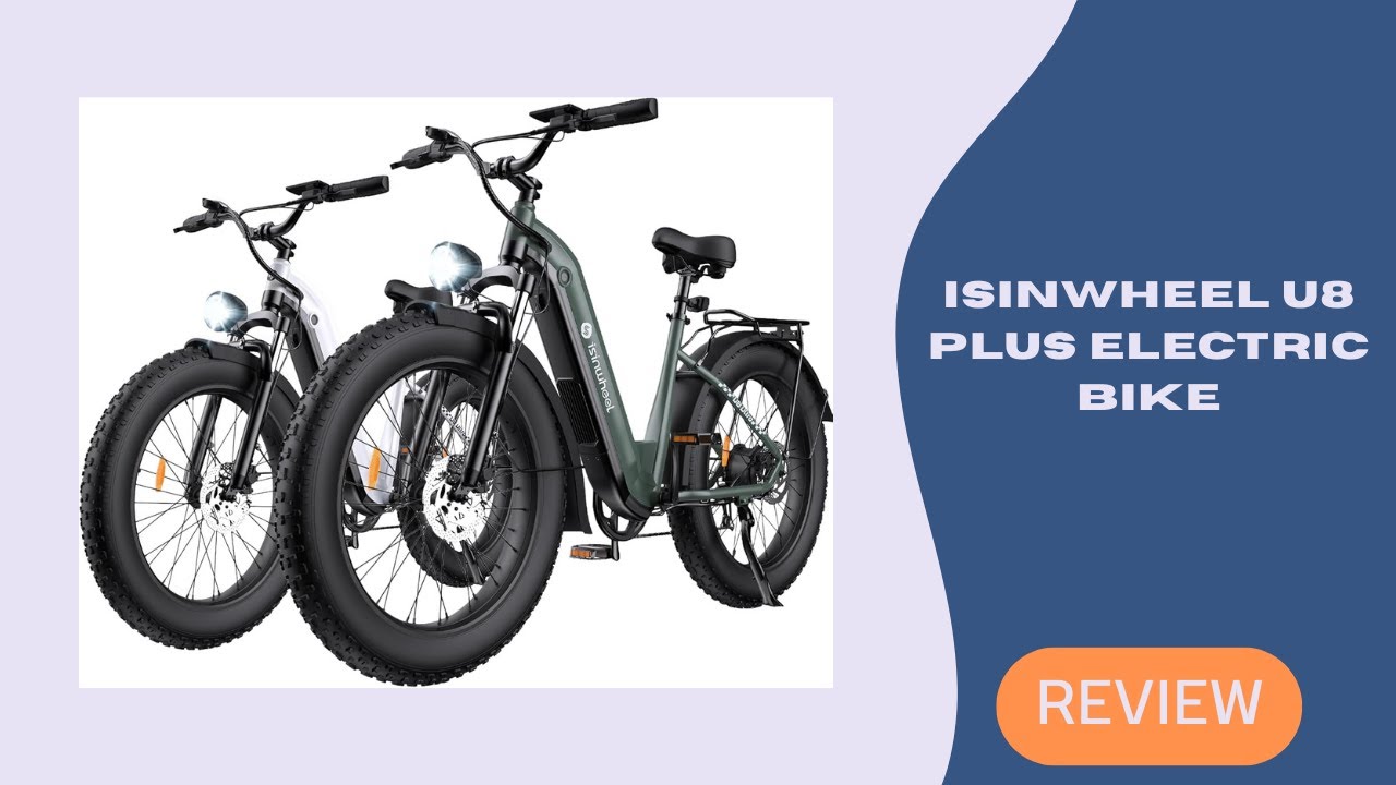 Электровелосипед isinwheel U8 Plus – 1500-ваттный зверь с толстыми шинами для дальних поездок!