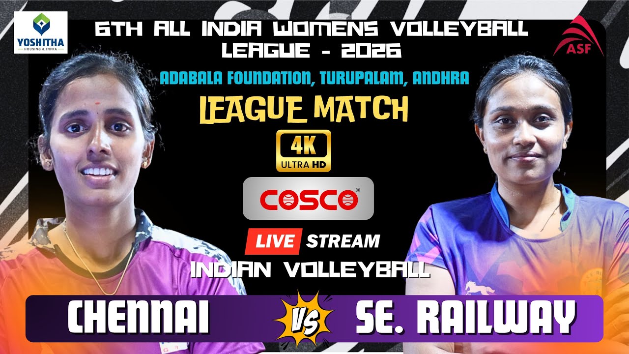 Karnataka Vs SE Railway | Turupalam Adabala Foundation Womens Volleyball League 2026