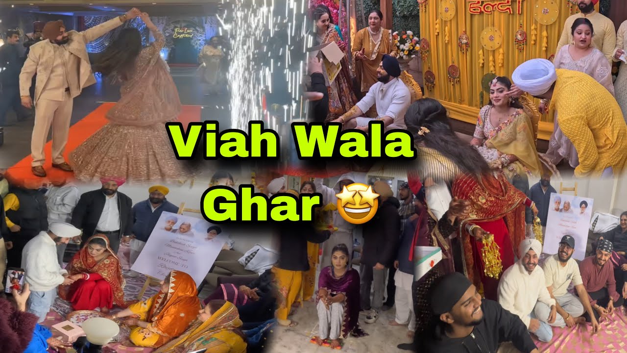 Viah Wala Ghar 🤩 || Back To Back Function 😮 || Prabh Singh 