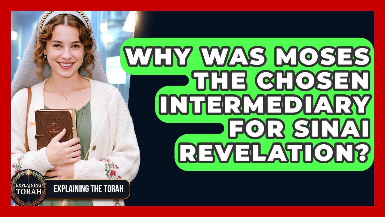 Why Was Moses The Chosen Intermediary For Sinai Revelation? - Explaining The Torah