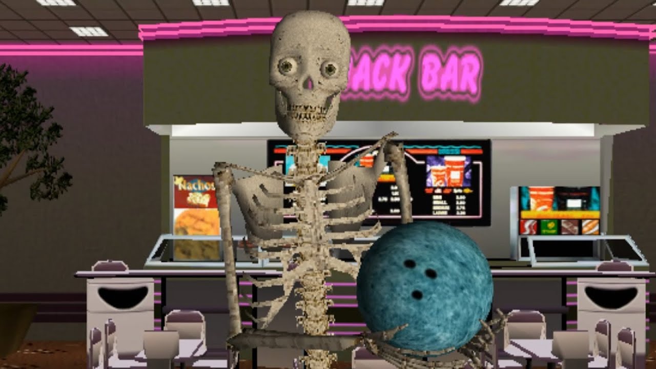 Rainbow Six Strike Force Bowling with an Unlockable Skeleton